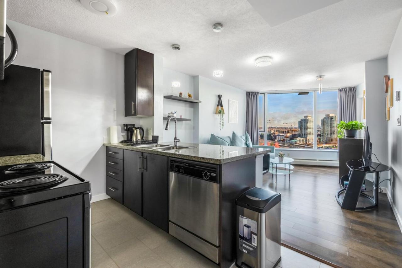 Downtown 1 Bedroom Water View Condo 溫哥華 外观 照片